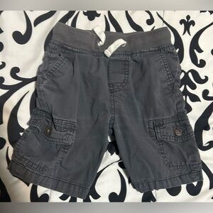 💰2/$10 cat& jack grey toddler drawstring shorts-Size 3t